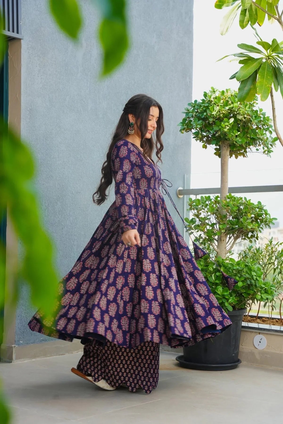 .NEELAKSHI BLOOM COTTON KURTA SET