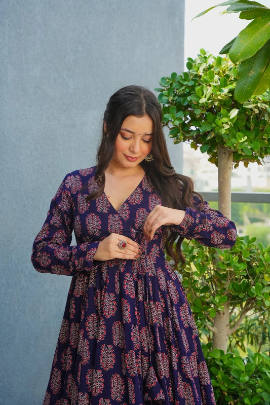 .NEELAKSHI BLOOM COTTON KURTA SET
