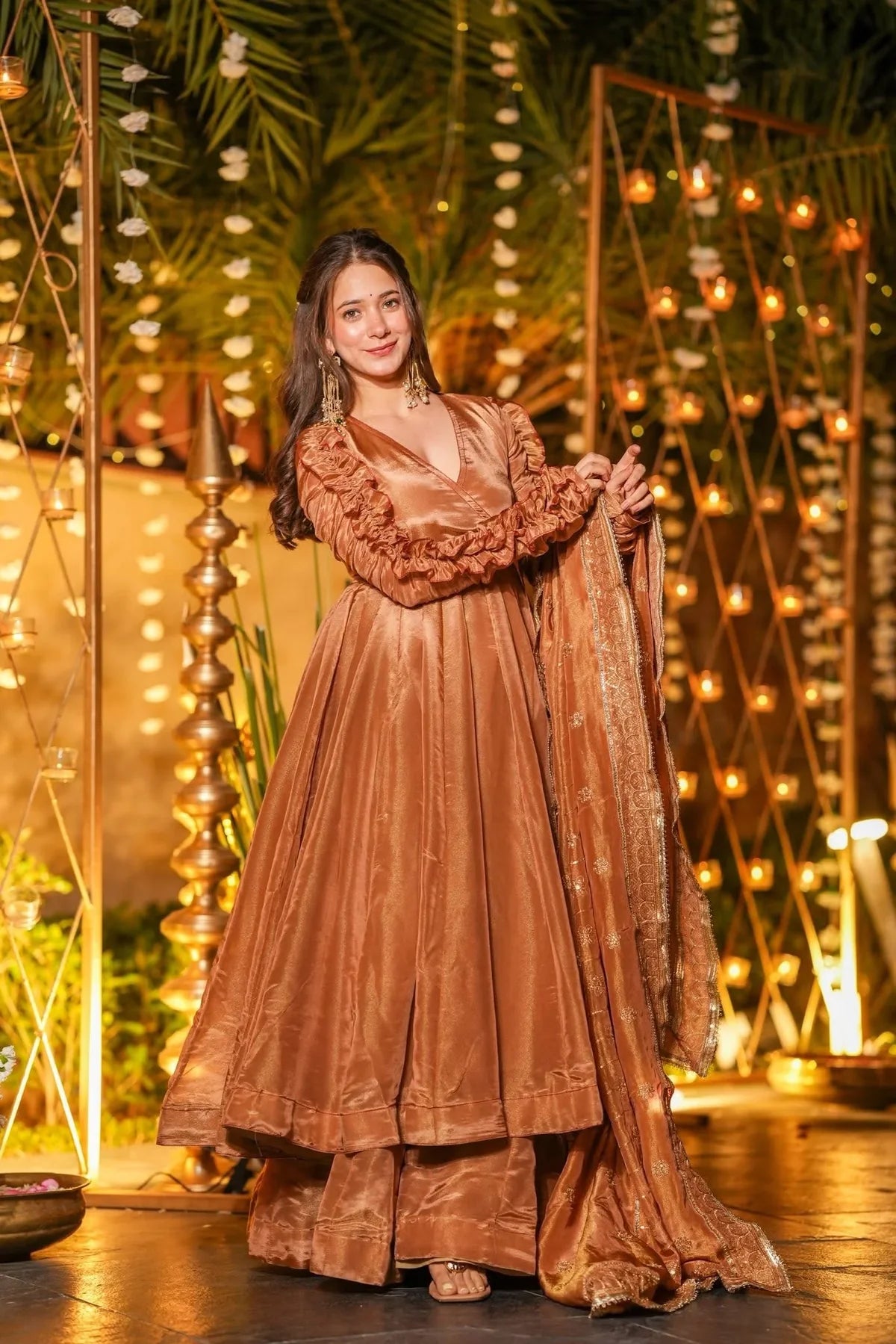 PRANAVI COSMOS ANARKALI SUIT SET