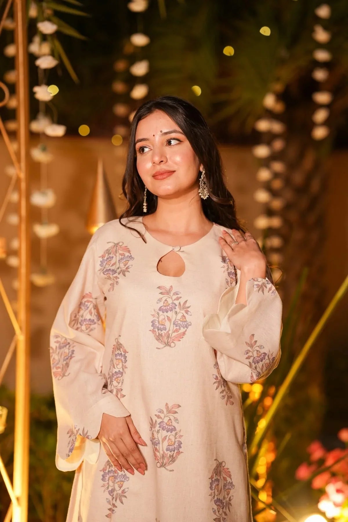 PAVIKA MOTIF PRINTED KURTA SET