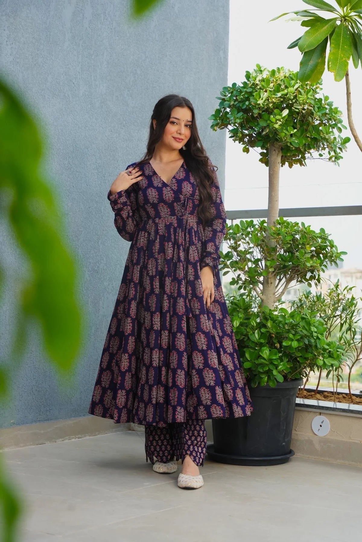 .NEELAKSHI BLOOM COTTON KURTA SET