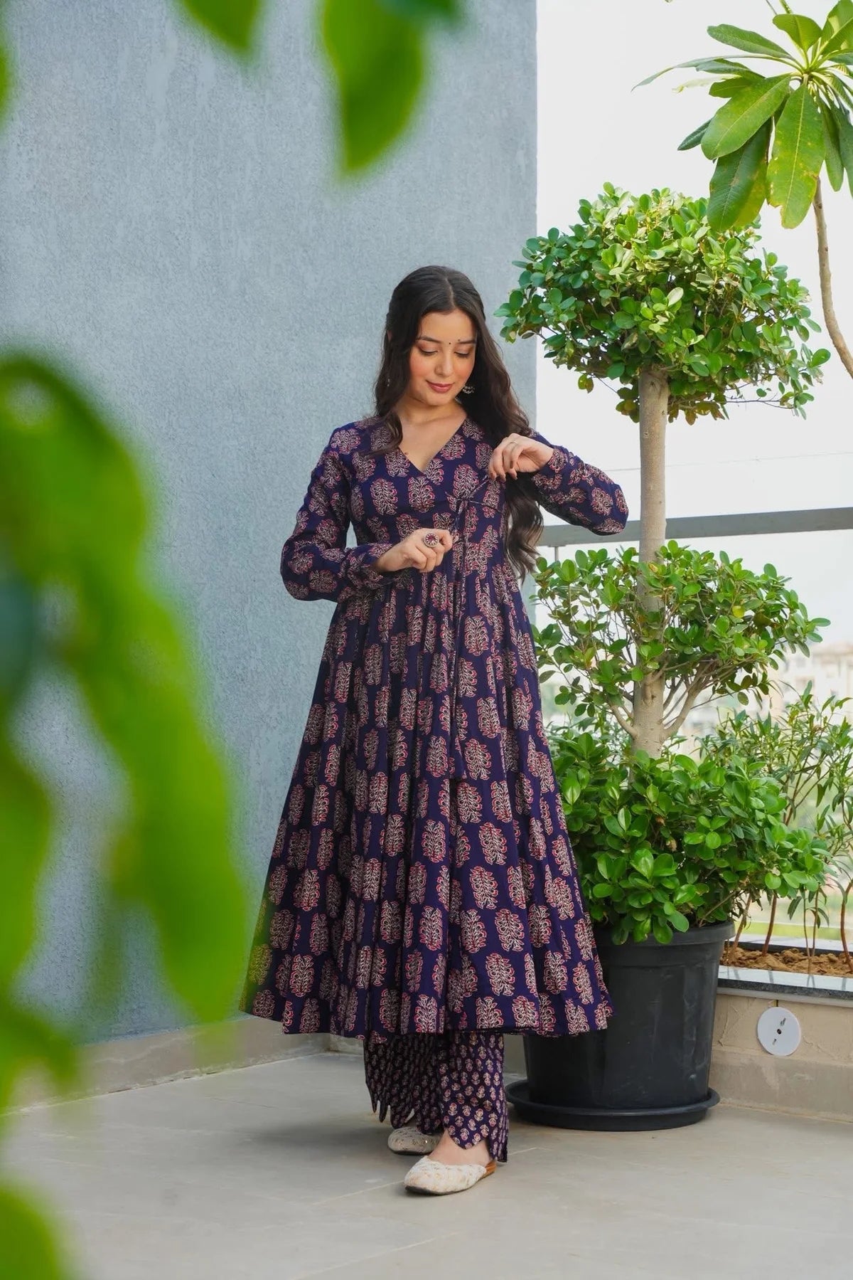 .NEELAKSHI BLOOM COTTON KURTA SET